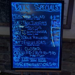 Las Palmas Mexican Restaurant - SPECIALS