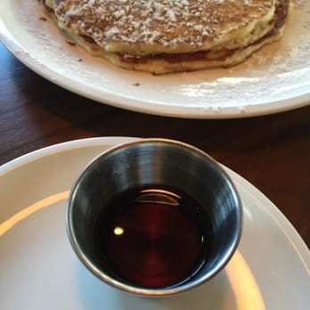 Barrel & Bushel - Had to ask for syrup and this is the amount I received. Asked for more and received another less than half full. - Bars Near Me - Tysons Corner, Virginia