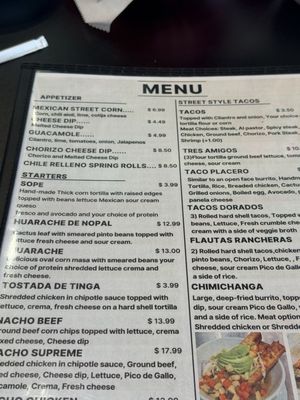 Menu photo 1 Miranda Mexican Restaurant Wilmington, NC Menu photo 1 Miranda Mexican Restaurant Wilmington, NC