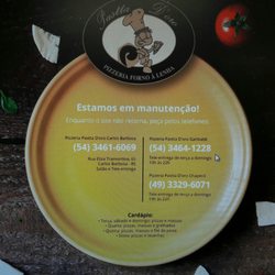 Flavio Cesar Fedrigo - Pizzas, massas e grelhados