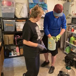 Rhea and Richard consult with one another throughout the process and come up with brilliant solutions.