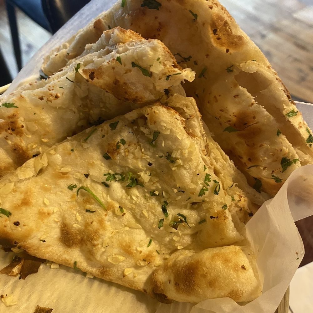 L’amour Restaurant - Garlic Chive Naan - Indian Near Me - Springfield, Massachusetts