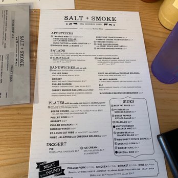 Salt + Smoke - menu - Bars Near Me - Saint Louis, Missouri Salt + Smoke - menu - Bars Near Me - Saint Louis, Missouri