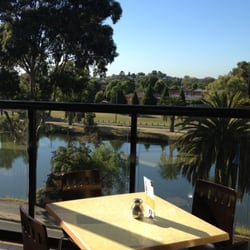 Poynton's Nursery - Morning coffee overlooking the Maribyrnong