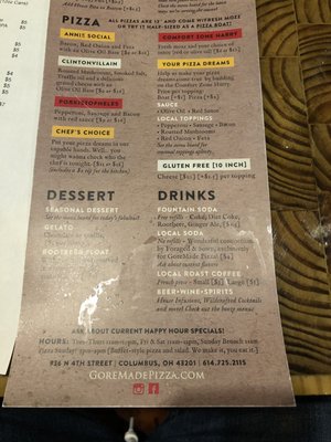 Menu photo 3 GoreMade Pizza Columbus, OH