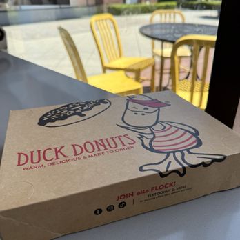 Duck Donuts - cute box - Donuts Near Me - Rancho Cucamonga, California