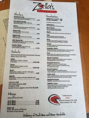 Menu photo 8 Zella's Pizzeria Baltimore, MD Menu photo 8 Zella's Pizzeria Baltimore, MD
