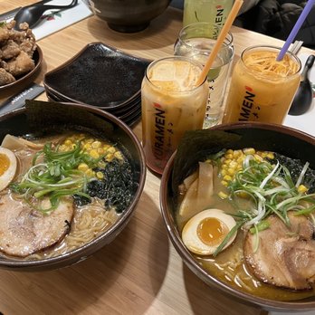 Kyuramen - Bayside - Combo B2: Popcorn Chicken Pork Shoyu Black Garlic Ramen, Pork Shoyu Spicy Ramen, Thai Iced Tea (22oz) () - Ramen Near Me - Bayside, New York Kyuramen - Bayside - Combo B2: Popcorn Chicken Pork Shoyu Black Garlic Ramen, Pork Shoyu Spicy Ramen, Thai Iced Tea (22oz) () - Ramen Near Me - Bayside, New York