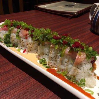 Crystal Fish - Special roll - God's gift with salmon tempura - Japanese Near Me - Monterey, California Crystal Fish - Special roll - God's gift with salmon tempura - Japanese Near Me - Monterey, California