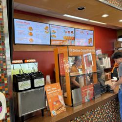 Popeyes Louisiana Kitchen - Order counter and menu