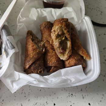 Burger Fresh & More - Brisket egg rolls. Nothing exciting - Burgers Near Me - Conroe, Texas