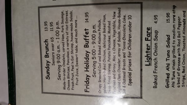 Menu photo 2 Three Coins Restaurant Rhinelander, WI