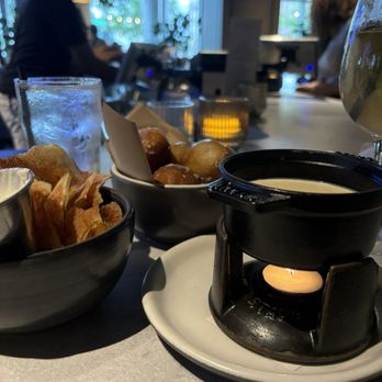 Culinary Dropout - House Potato Chips and Soft Pretzels & Provolone Fondue - New American Near Me - Charlotte, North Carolina