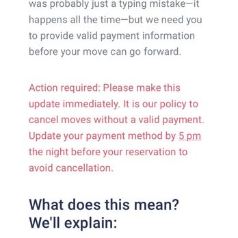 Bellhop Moving - This is the email the "did not exist" - Movers Near Me - Las Vegas, Nevada