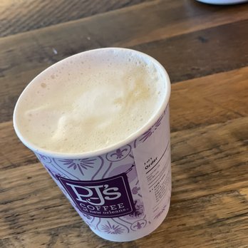 PJ's Coffee - Sugar free hazelnut and vanilla Cafe Latte - Coffee & Tea Near Me - San Antonio, Texas