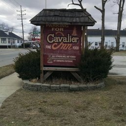 Cavalier Sign By The Parking Lot.