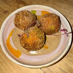 28 Church Row - Porcini croquetas with chestnut cream