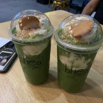 BLTea - Ice Matcha Banana Pudding - Bubble Tea Near Me - Los Angeles, California