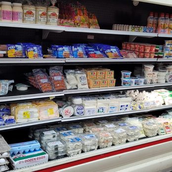 La Buena Supermercado - shelves of dairy products - Grocery Near Me - Austin, Texas La Buena Supermercado - shelves of dairy products - Grocery Near Me - Austin, Texas