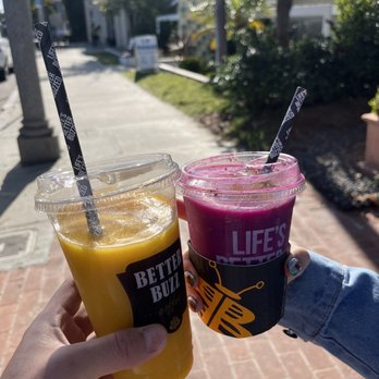 Better Buzz Coffee La Jolla - Mango Red Bull and Açaí smoothie - Coffee & Tea Near Me - San Diego, California