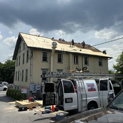 Serrano II - New roof in progress