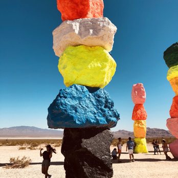 Seven Magic Mountains - Public Art Near Me - Las Vegas, Nevada Seven Magic Mountains - Public Art Near Me - Las Vegas, Nevada