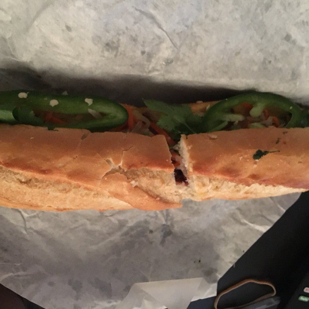 Ineffable Ca Phe - My marinated pork banh mi, yum! - Vietnamese Near Me - Pittsburgh, Pennsylvania