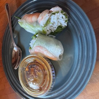 BéLa - Fresh Shrimp Rolls. (my own plating) - Vietnamese Near Me - Pittsburgh, Pennsylvania