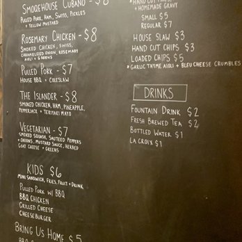 Smoqehouse - Chalkboard menu - Barbeque Near Me - Bradenton Beach, Florida Smoqehouse - Chalkboard menu - Barbeque Near Me - Bradenton Beach, Florida