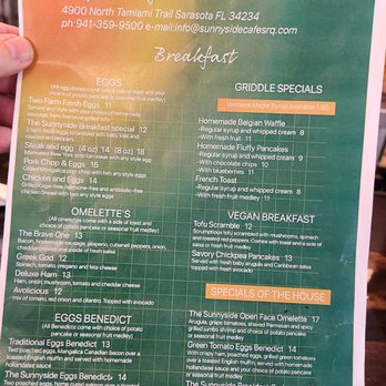 Sunnyside Cafe - Breakfast & Brunch Near Me - Sarasota, Florida Sunnyside Cafe - Breakfast & Brunch Near Me - Sarasota, Florida