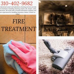 Professional Carpet & Upholstery Cleaning - Fire Treatment - Call Today