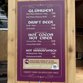 Christkindl Market - Drink menu - Public Markets Near Me - Grand Rapids, Michigan