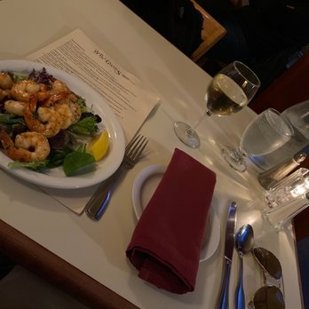 Beppe & Gianni's Trattoria - Wine and "Gamberetto Con Limoncello" appetizer - Italian Near Me - Eugene, Oregon Beppe & Gianni's Trattoria - Wine and "Gamberetto Con Limoncello" appetizer - Italian Near Me - Eugene, Oregon