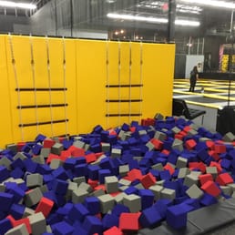 Foam pit in the little kids section