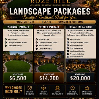 Rozehill - Packages - Landscaping Near Me Rozehill - Packages - Landscaping Near Me
