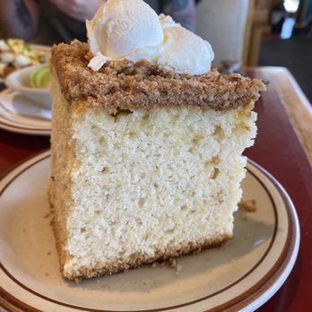 Hobee's Restaurant - Coffee cake, I think it was peach - Breakfast & Brunch Near Me - Sunnyvale, California Hobee's Restaurant - Coffee cake, I think it was peach - Breakfast & Brunch Near Me - Sunnyvale, California