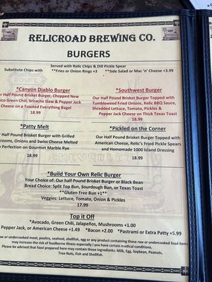 Menu photo 5 RelicRoad Brewing Winslow, AZ
