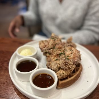 Fire by Forge - Chicken and waffle - New American Near Me - Hartford, Connecticut