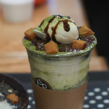 Cups - Green tea bingsu cup size - Desserts Near Me - Markham, Ontario