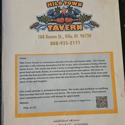 Menu Menu