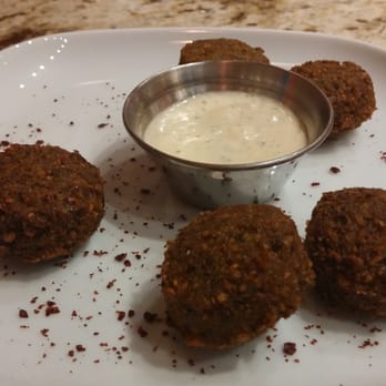 Sahara Restaurant - Falafel...made fresh to order...best flavor of any falafel ive ever had...and the dip complimented it so well! - Middle Eastern Near Me - Indianapolis, Indiana