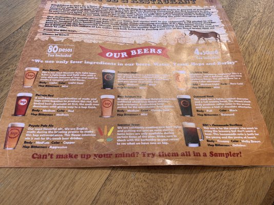 Menu photo 8 Baja Brewing Company Cabo San Lucas, BCS Menu photo 8 Baja Brewing Company Cabo San Lucas, BCS