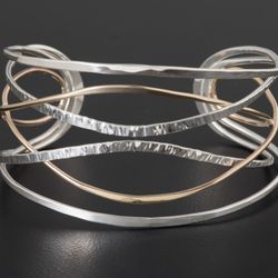 Small Crafts Advisory - Deborah Richardson   Sterling silver and 14 karat gold filled half