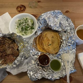 Aqui Es Texcoco - Plato de Barbacoa - Half Order (1/3 lb) to go - Mexican Near Me - Chula Vista, California