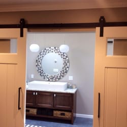 P F E Patino Painting - Complete bathroom remodeling and custom barn doors