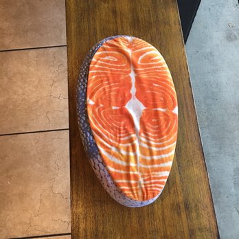 Akebono - This is a seat cushion.  Not a giant fish steak. - Japanese Near Me - Sacramento, California