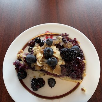 Madison Bistro - Berry almond cake. - American Near Me - Wampsville, New York
