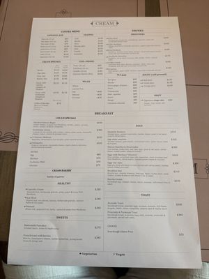 Menu photo 2 Cream Cafe San Jose del Cabo, BCS Menu photo 2 Cream Cafe San Jose del Cabo, BCS