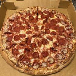 Sam's Sorrento Pizza - I have a ton of BOGO Free coupons, so it was 2 XL pizzas on Saturday night for dinner, for the price of only 1.