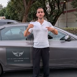 City of Angels Driving School - Orel passed his test on the first try!